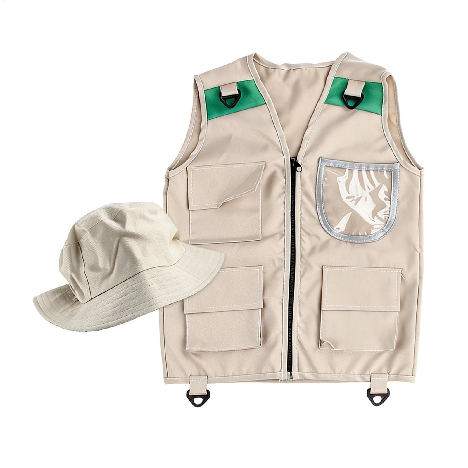Outdoor Adventure Kit For Kids - 어린이용 탐험가 모자와 조끼 세트, 옷