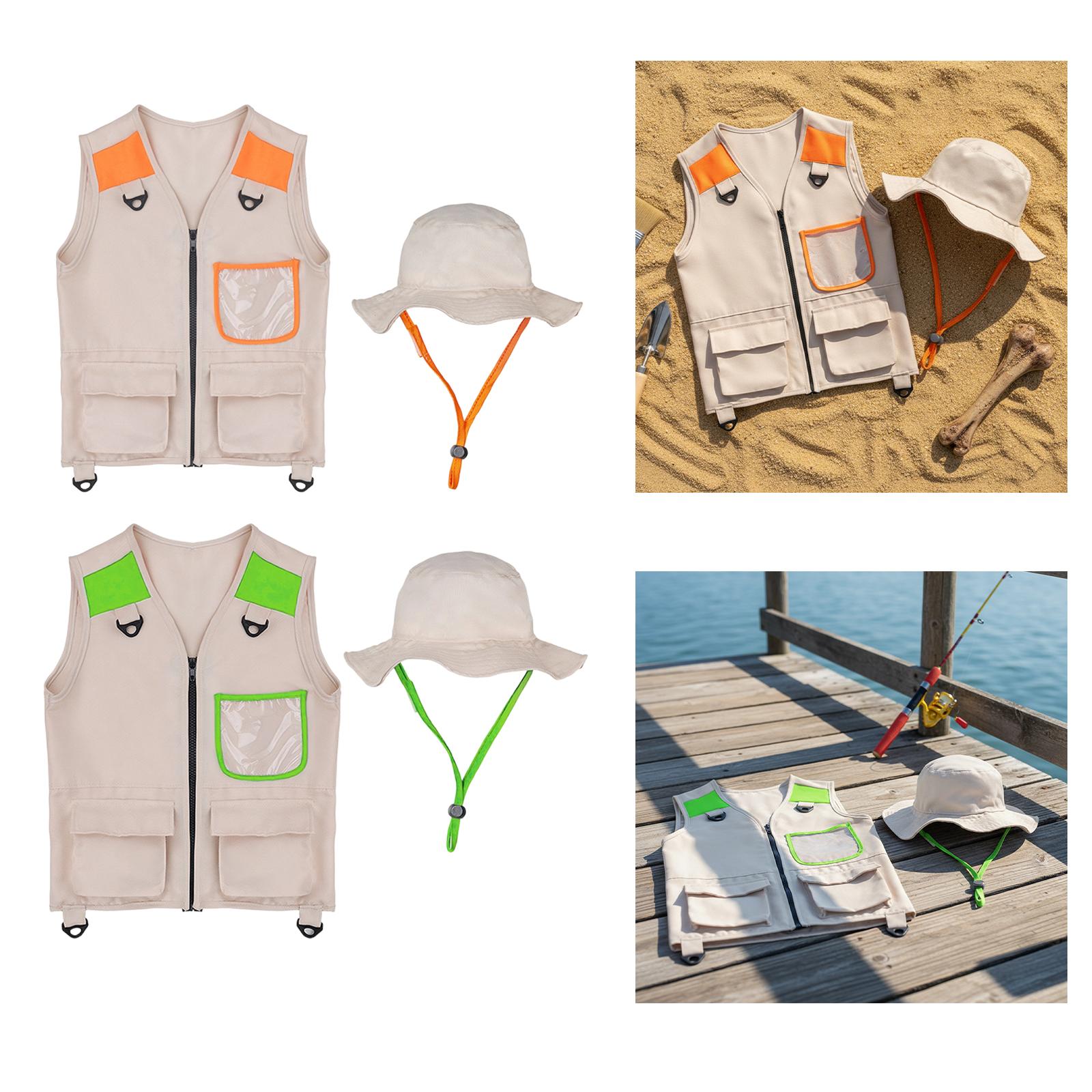 어린이용 탐험가 의상: 조끼와 모자, 캠핑복, 낚시 게 - Outdoor Adventure Kit For Kids 리뷰 및 가격