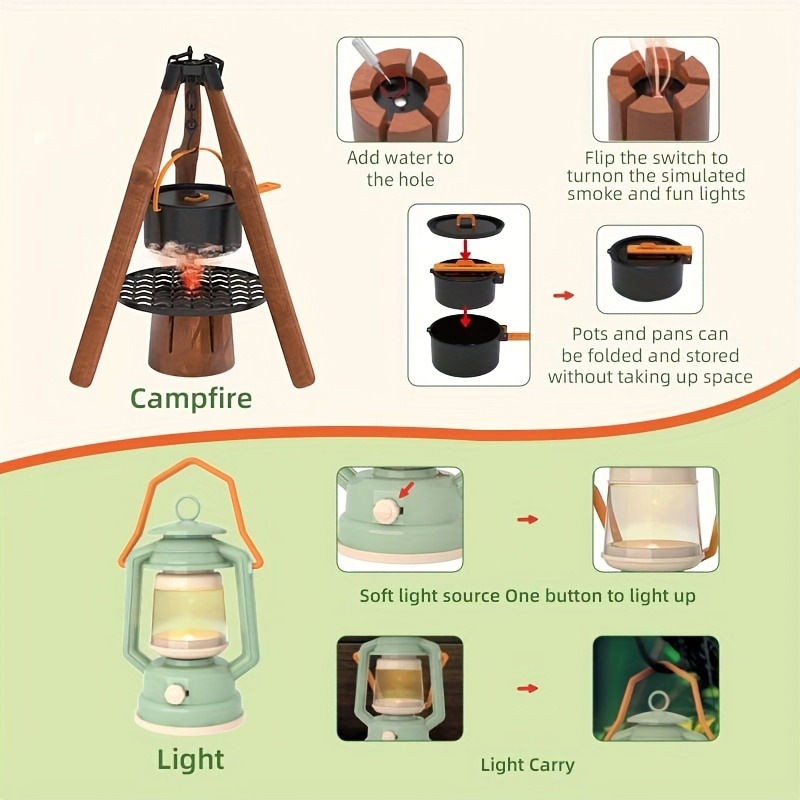 어린이 캠핑 세트 장난감 야외 탐색기 키트 놀이 척 옵 - Outdoor Adventure Kit For Kids 리뷰 및 가격