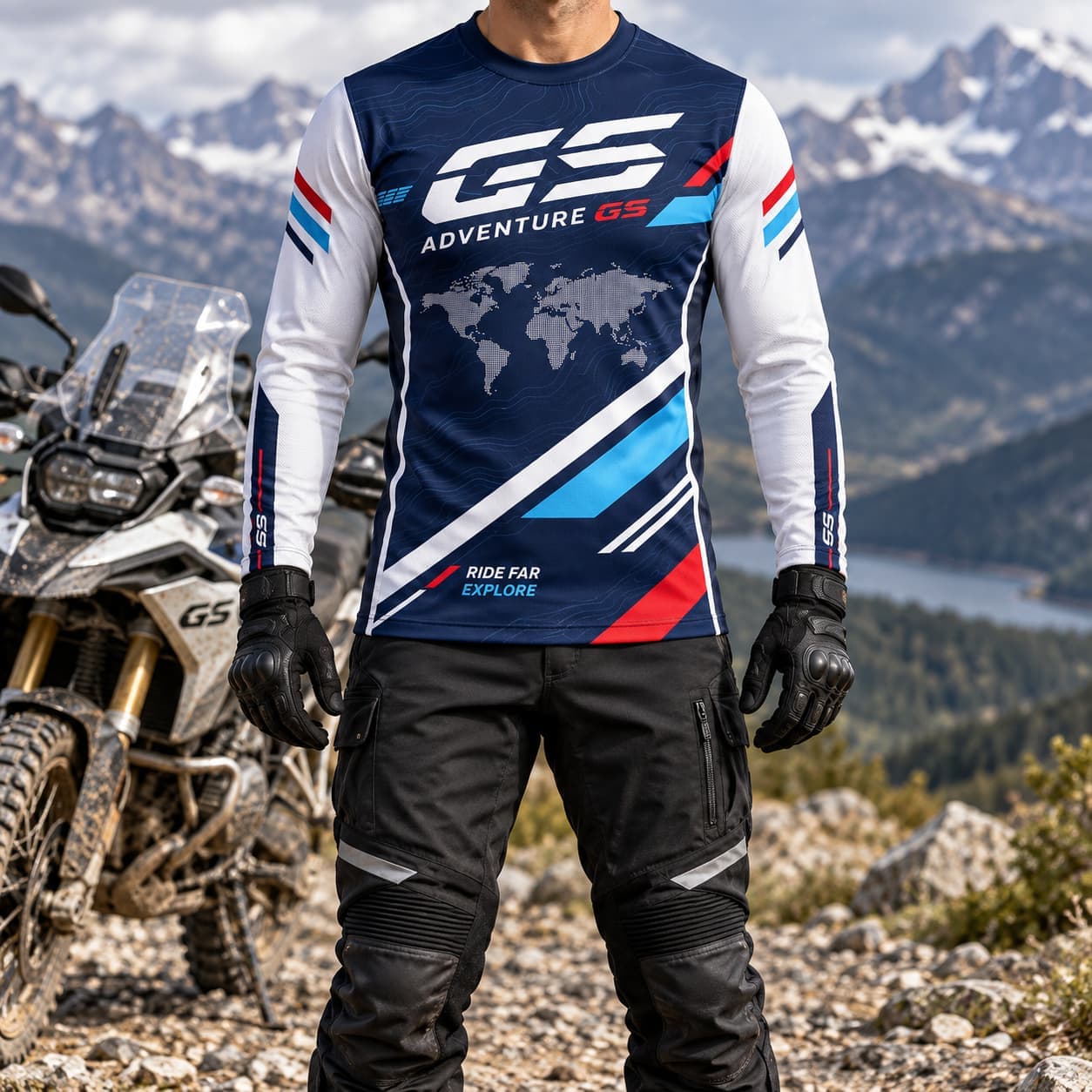 GS 어드벤처 남성용 티셔츠, 오토바이용 저지, 긴팔, - Outdoor Adventure Outfit 리뷰 및 가격