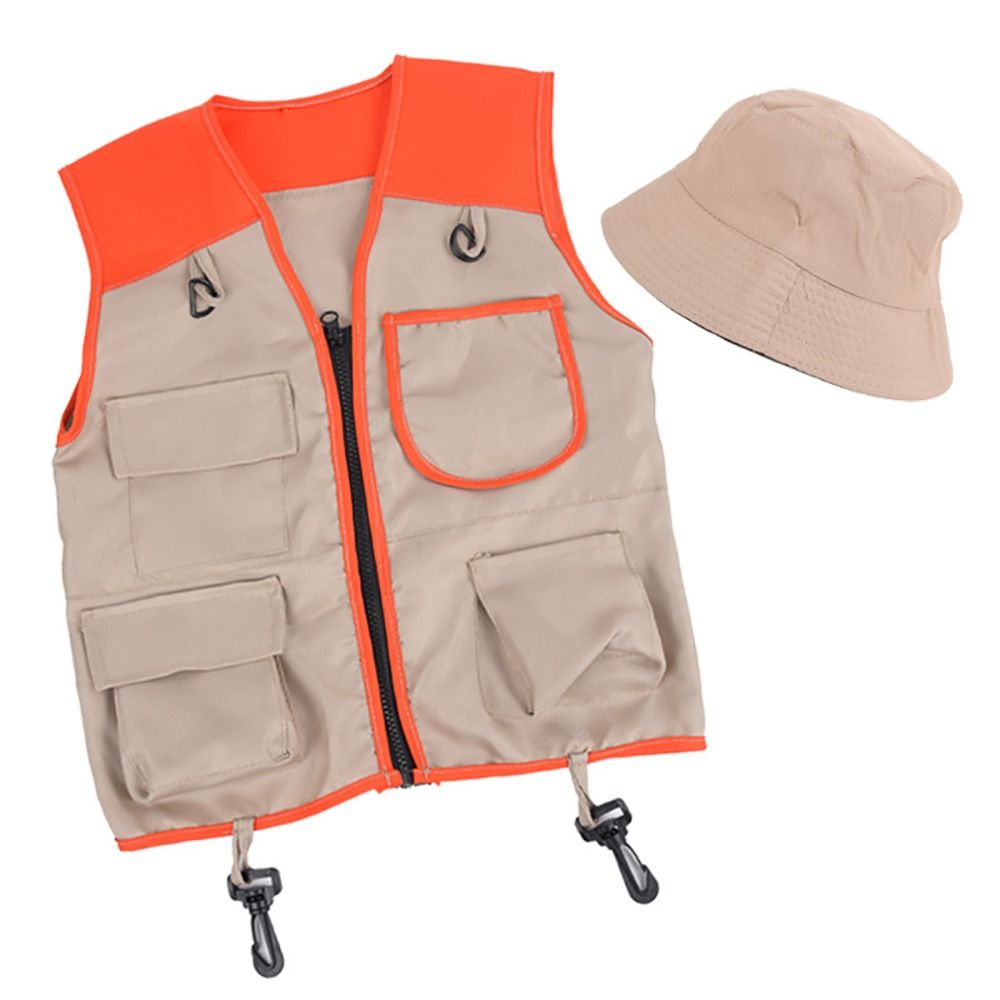 다채로운 색상의 탐험가 모자, 조끼, 의상 세트, 카고 - Outdoor Adventure Kit For Kids 리뷰 및 가격