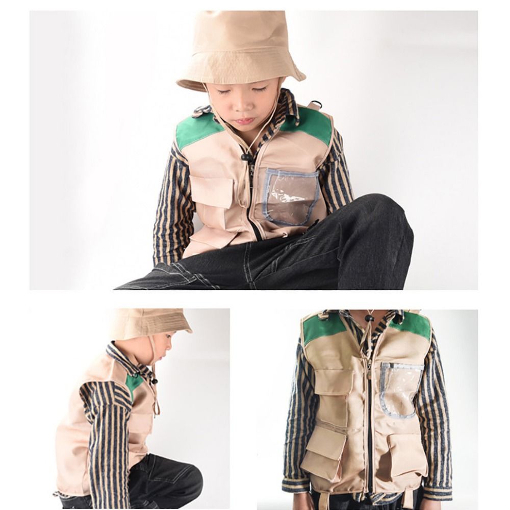 다채로운 색상의 탐험가 모자, 조끼, 의상 세트, 카고 - Outdoor Adventure Kit For Kids 리뷰 및 가격
