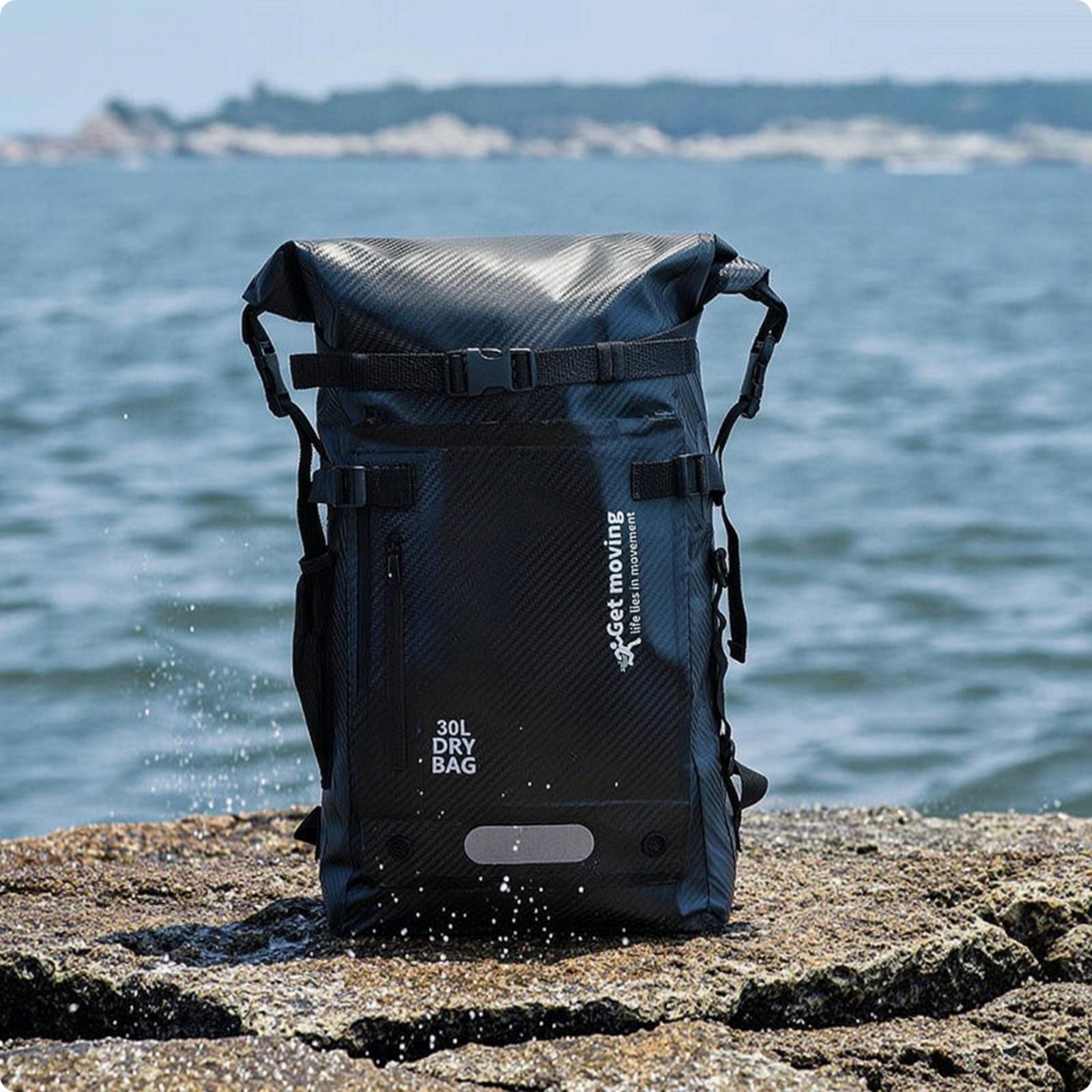 방수 보트 가방, 탄소 섬유 소재 롤탑 백팩, 30L  - Outdoor Adventure Backpack 리뷰 및 가격