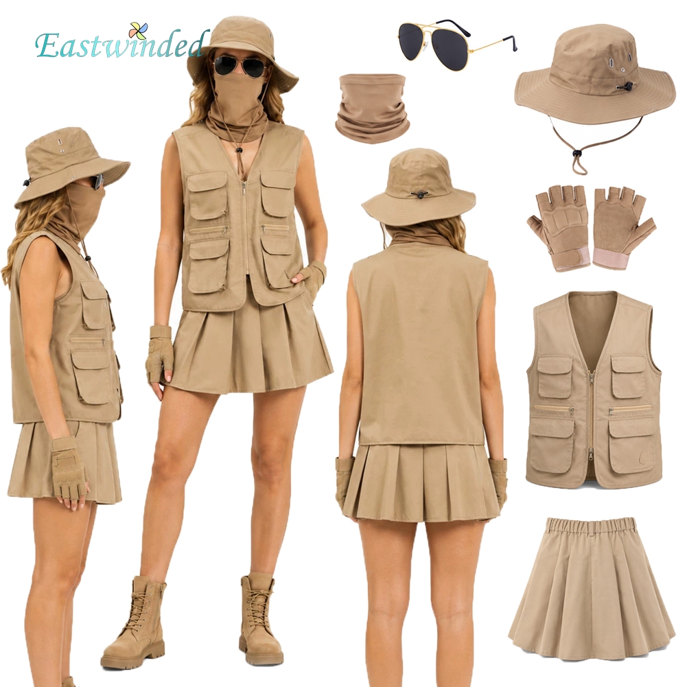 여성 탐험가 야외 의류 모자 장갑 선글라스 하이킹 낚시 - Outdoor Adventure Outfit 리뷰 및 가격