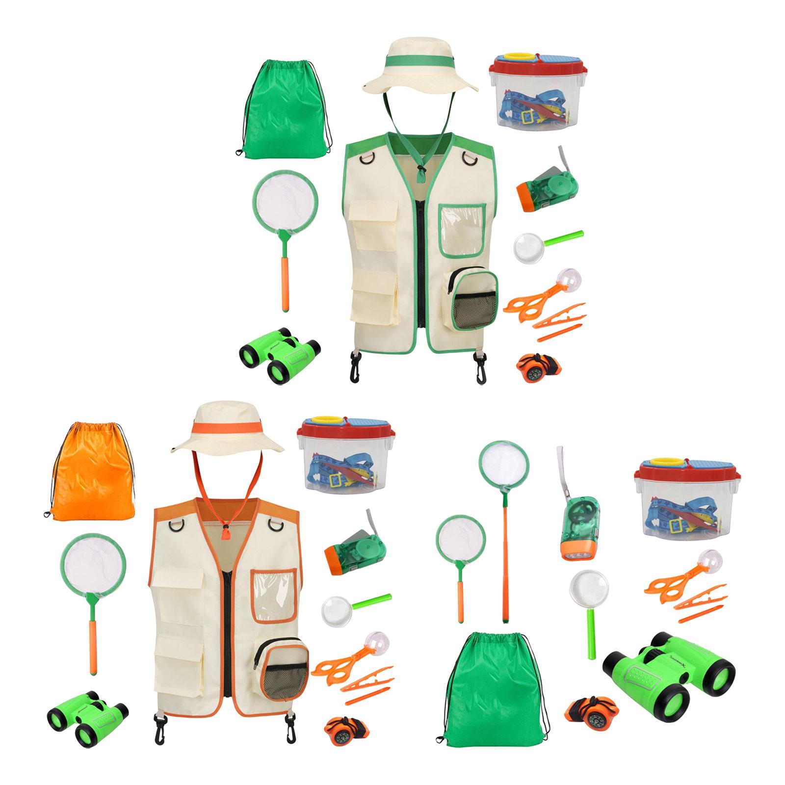 아이들을 위한 야외 활동용 카고 조끼, 모자와 도구가  - Outdoor Adventure Kit For Kids 리뷰 및 가격